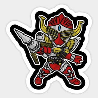 Kamen Rider Baron Chibi Style Kawaii Sticker